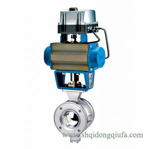 氣動V型球閥的選型